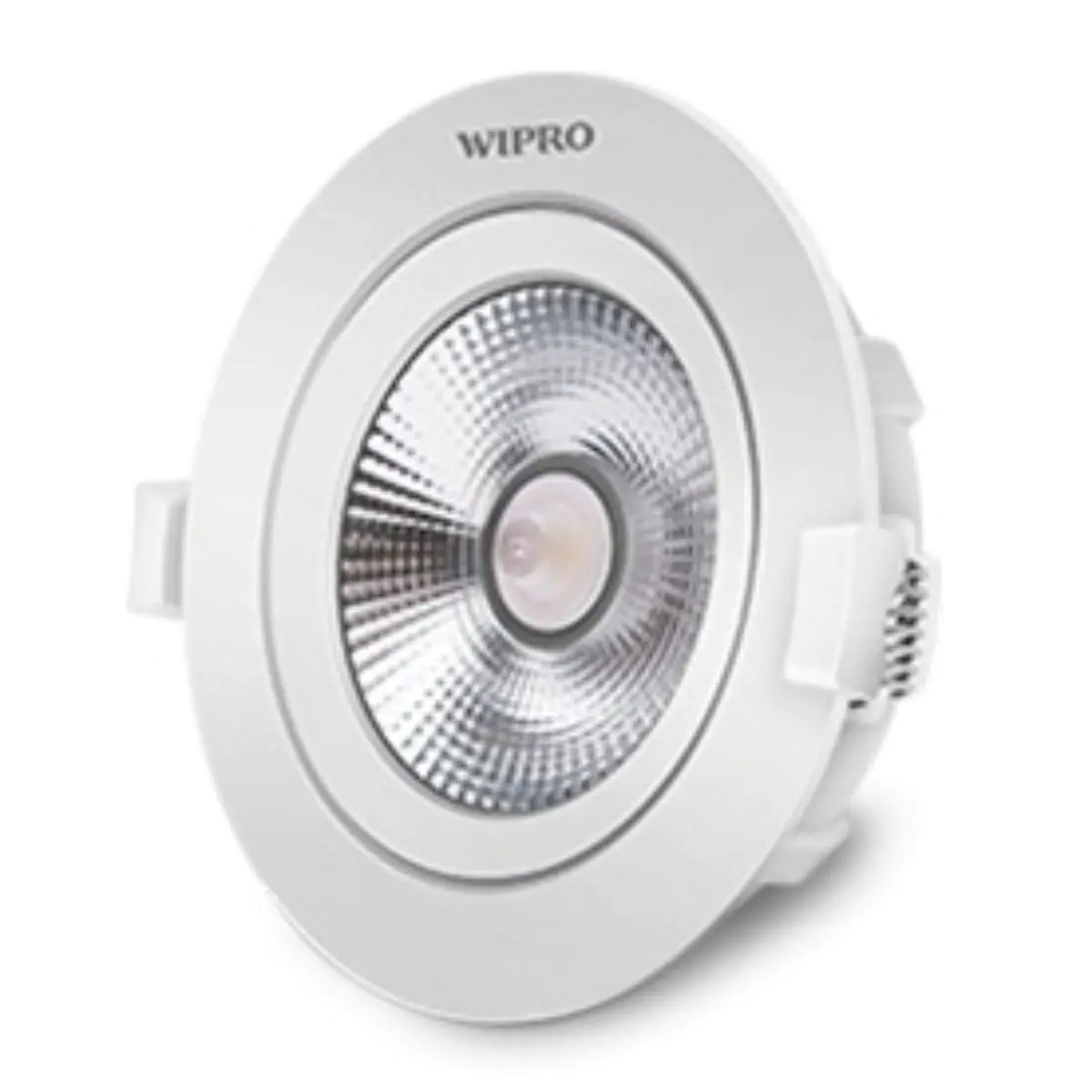 D320665 Wipro Garnet 6W Slim COB LED Spotlight Cool White 6500K , 520 Lumens 38 Beam Angle, 72mm Cutout Adjustable Design, Efficient