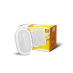 Wipro Garnet 10W IP65 LED Bulkhead, 900 Lumens, Warm White 2700K, Model DA11027 da