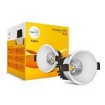 Wipro 7W Alpha Trimless COB LED Light Warm White 2700K , 540 Lumens 36 Beam Angle, 55mm Cutout Aluminium PDC Heat Sink Ideal