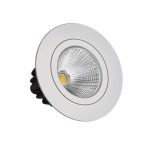 Wipro Garnet 3W COB Spotlight Cool White 6500K , 210 Lumens 35 Beam Angle, 55mm Cutout Adjustable Design, Aluminium Housing R