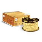 Wipro Garnet 100M LED Strip Light, 120 LEDs mtr, Warm White 2700K, IP65 Waterproof, Flexible Rope Light for Outdoor Indoor De