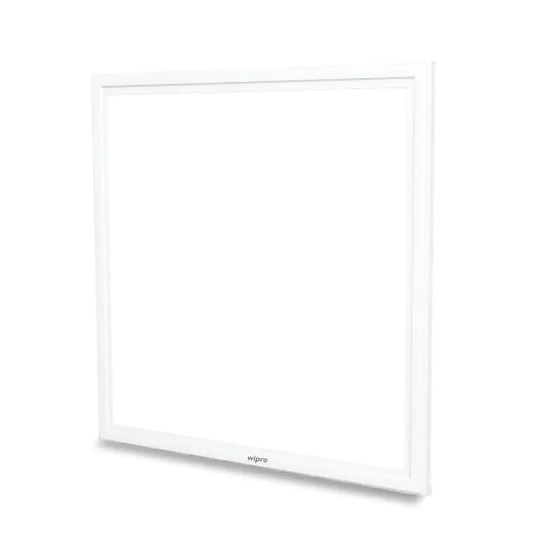 Wipro Garnet 40W 2 2 LED Backlit Panel Cool White Light 6500K 2 Feet x 2 Feet Recessed Panel for False Ceiling Aluminium Hous
