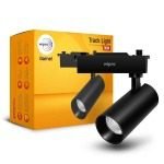 Wipro Garnet 20W LED Track Light, 1600 Lumens, 36 Beam Angle, 360 Rotation, Cool Day White 4000K, High Voltage Surge Protecti