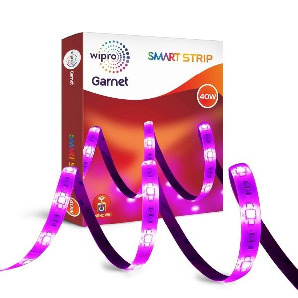 Wipro Garnet 40W Smart WiFi CCT RGB Strip DS44000 MODEL DS44000 ds