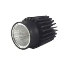 Wipro 10W CCT Smart Module COB Spotlight, 800 Lumens, 25 Beam Angle, Trimless Round Black Downlight, Ceiling Light for Homes