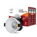 Wipro Garnet 15W Smart Trimless COB Spotlight, CCT White Tuneable Dimmable, 24 Beam Angle, Bluetooth Control, Alexa Google As