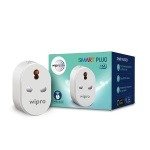 Wipro 16A Wi-Fi Smart Plug with Energy Monitoring, Suitable for Large Appliances Geysers, Microwave Ovens, ACs , Works with A