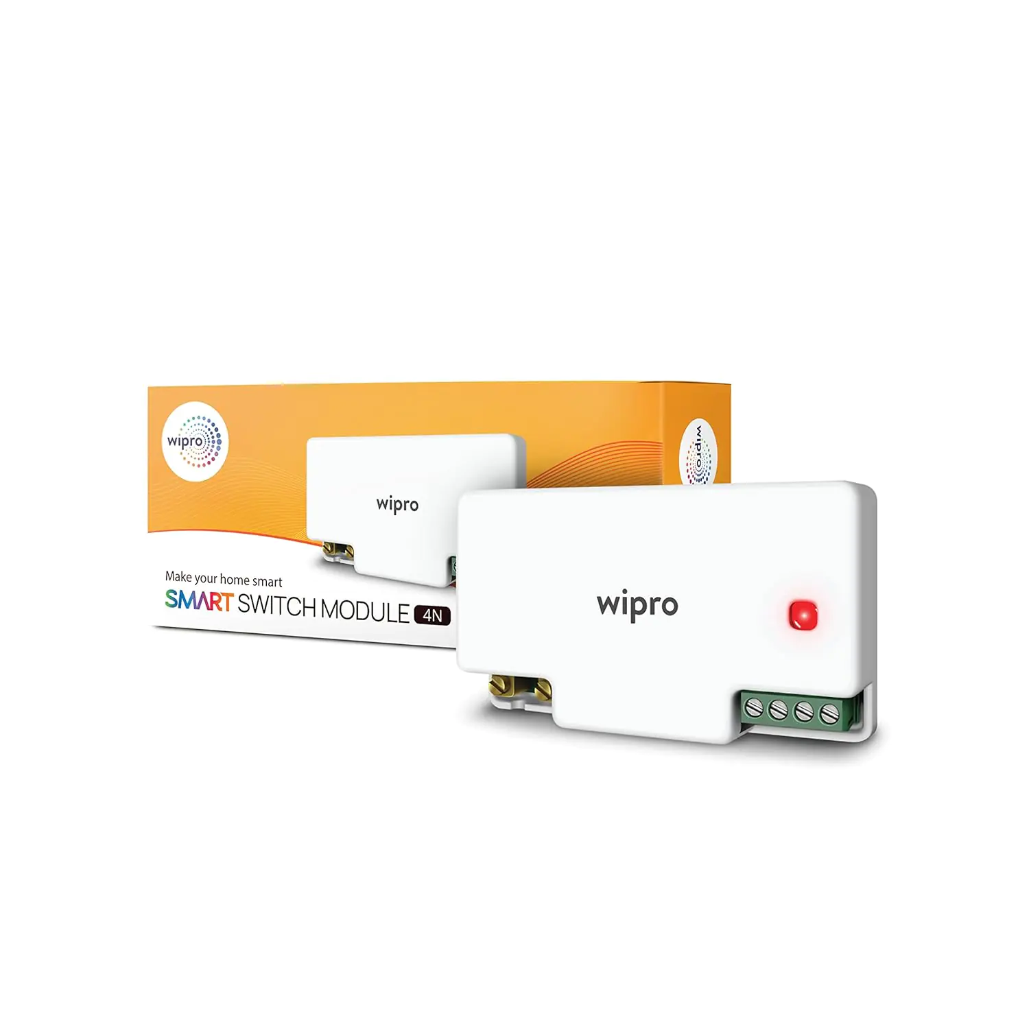 DSP2400 Wipro Smart Retrofit Module, 4 Node Switch Control, Compatible with Alexa Google Home, White, Model DSP2400 dsp