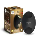 Wipro Garnet 2x3W LED Outdoor Wall Light, Warm White 2700K , Dimension 100x78x161 mm, White, Model DW30627 dw