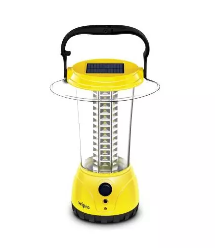 Wipro Green Coral Plus Rechargeable Solar LED Lantern, 16W, Emergency Light, Model E10012 e
