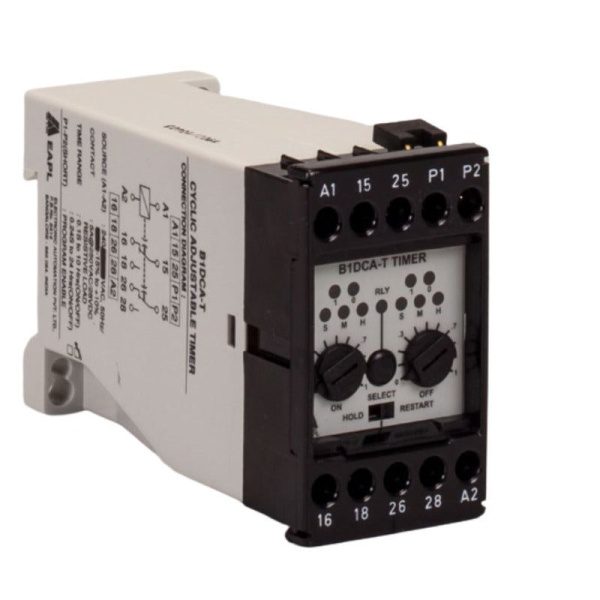 B1DCA-T Cyclic ON-OFF Adjustable timer, Rly2C O EAPL eapl b1dca t cyclic timer voltkart voltkart voltkart original alt text o