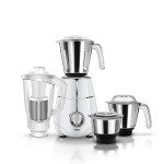 Wipro Elato FMG207 1000 Watt Mixer Grinder with 4 Jars Wet Grinding Jar 1.5 L Dry Grinding Jar 1.2 L Chutney Jar 0.5 L Juicer