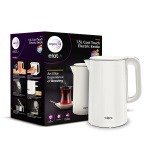 Wipro Elato BK210 Cool Touch Double Layer Electric Kettle, 1.5 Litres, Anti Rust Shield, Super Fast Heating, 3x Protection Ov
