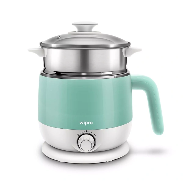 Wipro Elato BK212 Multi Cooker Kettle 1.5 L,600 W, Blue, EW012060 MODEL EW012060 ew
