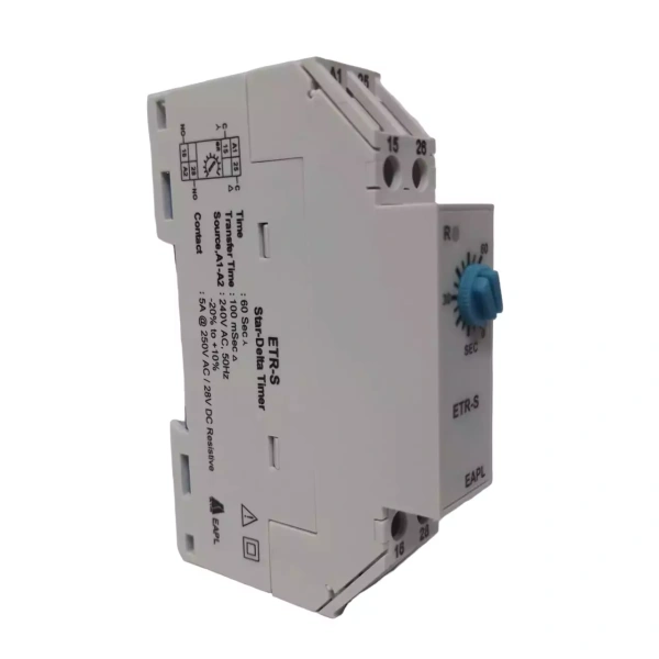 ETR-Sa Star Delta timer, TD-100mS, Rly 1C-NO-star, 1C-NO-Delta EAPL ind.dig .725007636 1707130307260
