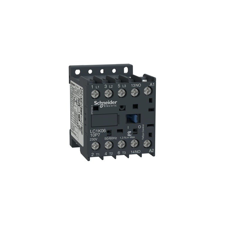 LC1K0610N7 TeSys K contactor 3P AC-3 lc1k0610n7
