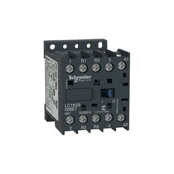 LC1K09008E7 TeSys K contactor 4P 2 NO 2 NC AC-1 lc1k09008e7