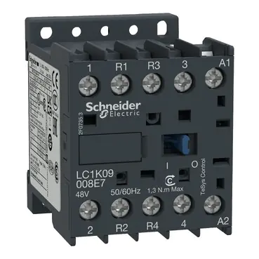 LC1K09008E7 TeSys K contactor 4P 2 NO 2 NC AC-1 lc1k09008e7