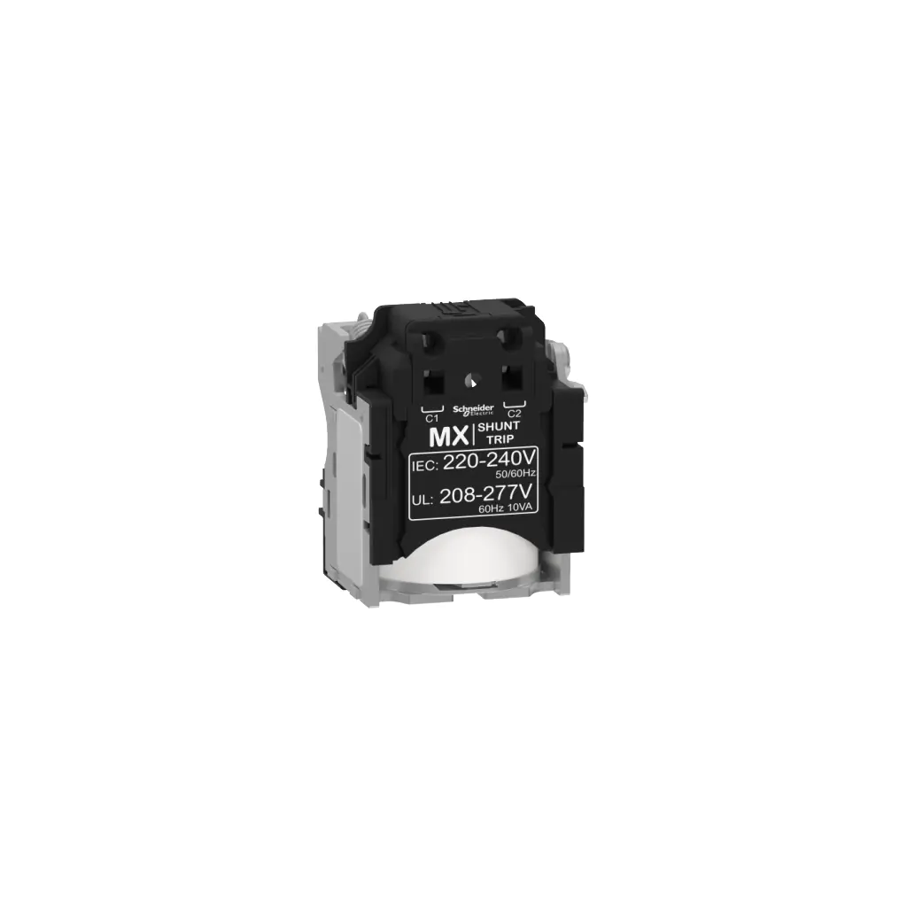 LV429387 MX shunt trip release, Compact NSX, PowerPact Multistandard, EasyPact CVS, rated voltage 220 to 240 VAC 50 60 Hz, 20