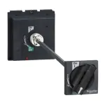 LV432598 extended rotary handle, Compact NSX 400 630, PowerPact Multistandard L, EasyPact CVS 400 630, black standard handle,