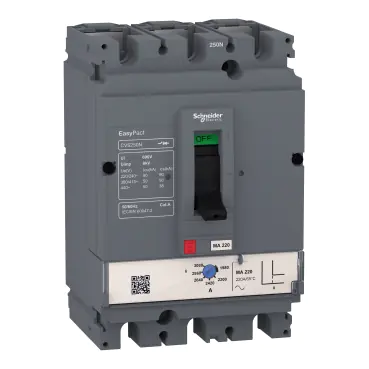 LV525442 Easypact CVS CVS250N circuit breaker 3P 3d Schneider Electric lv