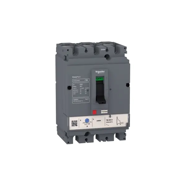 LV525453 Easypact CVS CVS250N circuit breaker 3P 3d Schneider Electric lv