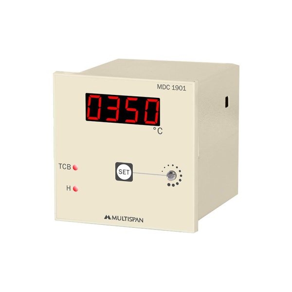 MDC-1901 PUSH TO SET TEMPERATURE CONTROLLER 96 X 96 X 100 MULTISPAN mdc