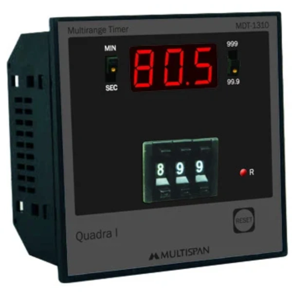 MDT-1310 THUMBWHEEL 3 DIGIT TIMER 96 X 96 X 50 MULTISPAN mdt