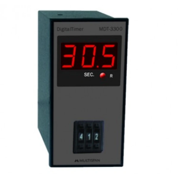 MDT-3300 THUMBWHEEL 3 DIGIT TIMER 96 X 48 X 85 MULTISPAN mdt