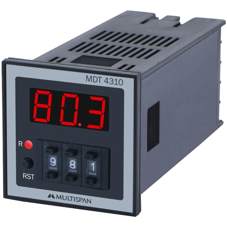 MDT-4310 THUMBWHEEL 3 DIGIT TIMER 48 X 48 X 100 MULTISPAN mdt