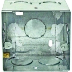 MR1102 Metal Box 1 2 module 1mm Schneider Electric mr