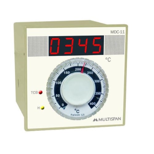 Mspan11-1.jpg MDC-11 TEMPERATURE CONTROLLER WITH KNOB 96 X 96 X 55 MULTISPAN mspan11 1