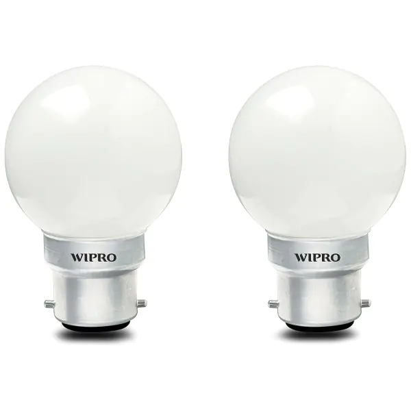 Wipro Deco 0.5W LED Bulb Cool Daylight Decorative Energy-Efficient Night Lamp for Home Office Pack of 1 Model N10001 n