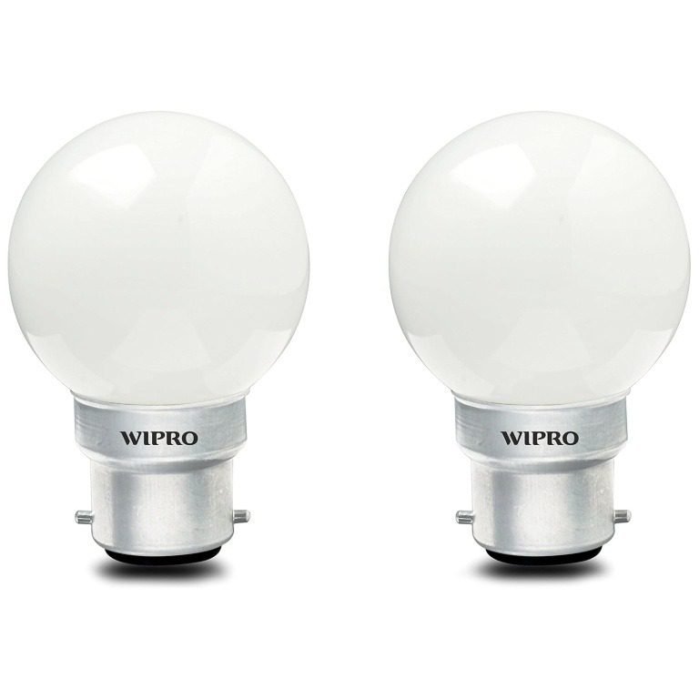 Wipro Deco 0.5W LED Bulb Cool Daylight Decorative Energy-Efficient Night Lamp for Home Office Pack of 1 Model N10001 n