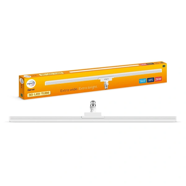 wipro 26W 3D B22D Led Bulb White, Standard, N12011 Pack Of 1 MODEL N12611 n