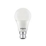 Wipro Garnet 15W LED Bulb for Home Office Cool Day White 6500K B22 Base 220 degree Light coverage 4Kv Surge Protection 400V H