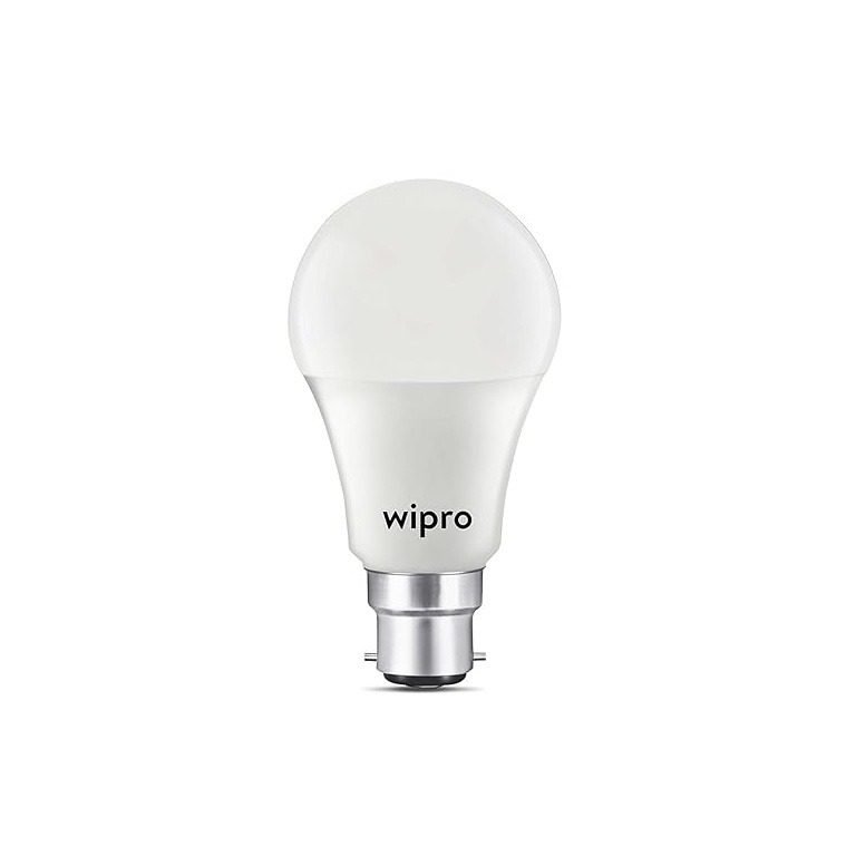 Wipro Garnet 15W LED Bulb for Home Office Cool Day White 6500K B22 Base 220 degree Light coverage 4Kv Surge Protection 400V H