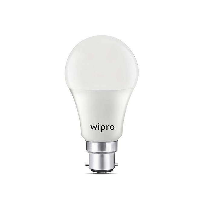 N15001 Wipro Garnet 15W LED Bulb for Home Office Cool Day White 6500K B22 Base 220 degree Light coverage 4Kv Surge Protection 400V H