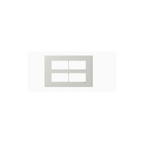 P07016 Cover frame, Livia, 16 grid, 16 module, white Schneider Electric p