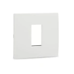 P0701 N Cover frame, Livia, 1 module, horizontal, white Schneider Electric p0701 n