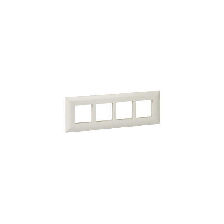 P0708 N Cover frame, Livia, 8 grid, 8 modules, linear, white Schneider Electric p0708 n