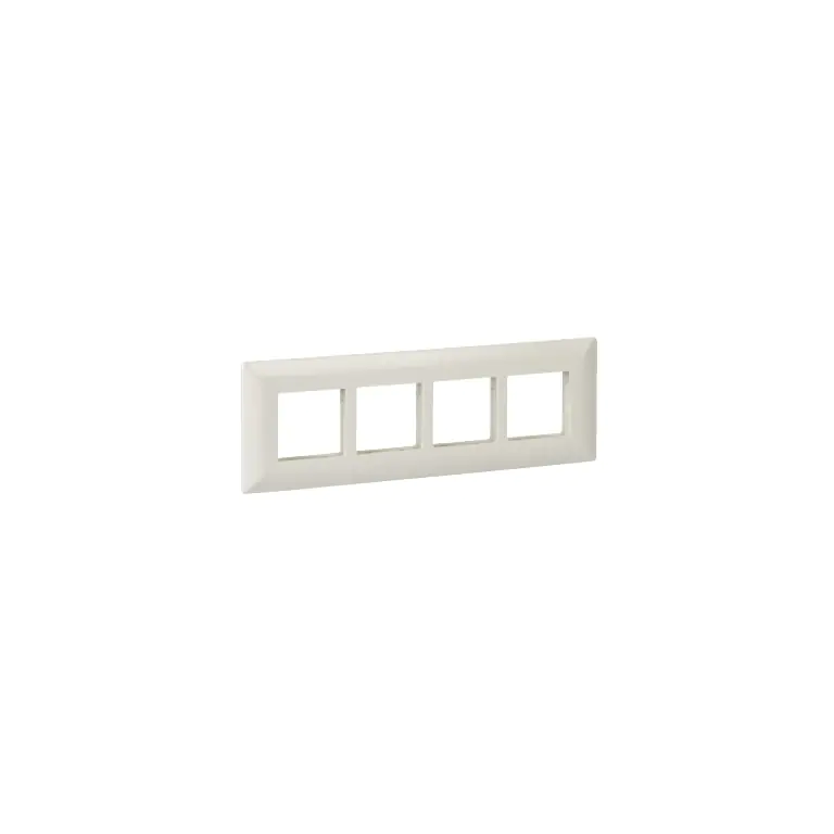 P0708 N Cover frame, Livia, 8 grid, 8 modules, linear, white Schneider Electric p0708 n
