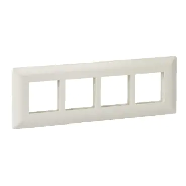 P0708_N P0708 N Cover frame, Livia, 8 grid, 8 modules, linear, white Schneider Electric p0708 n