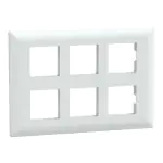 P0712 Cover frame, Livia, 12 grid, 12 module, white Schneider Electric p