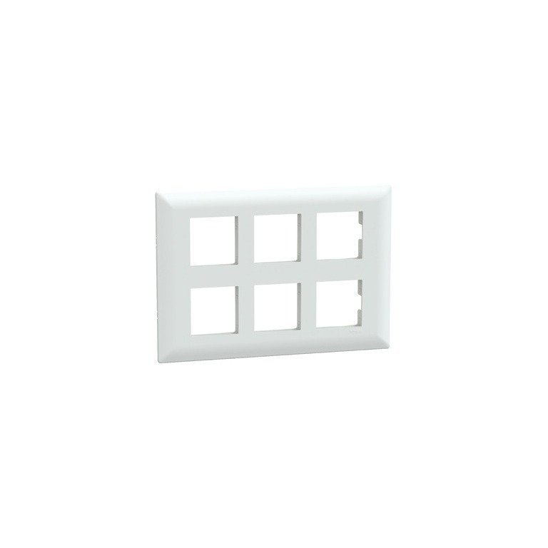 P0712 Cover frame, Livia, 12 grid, 12 module, white Schneider Electric p