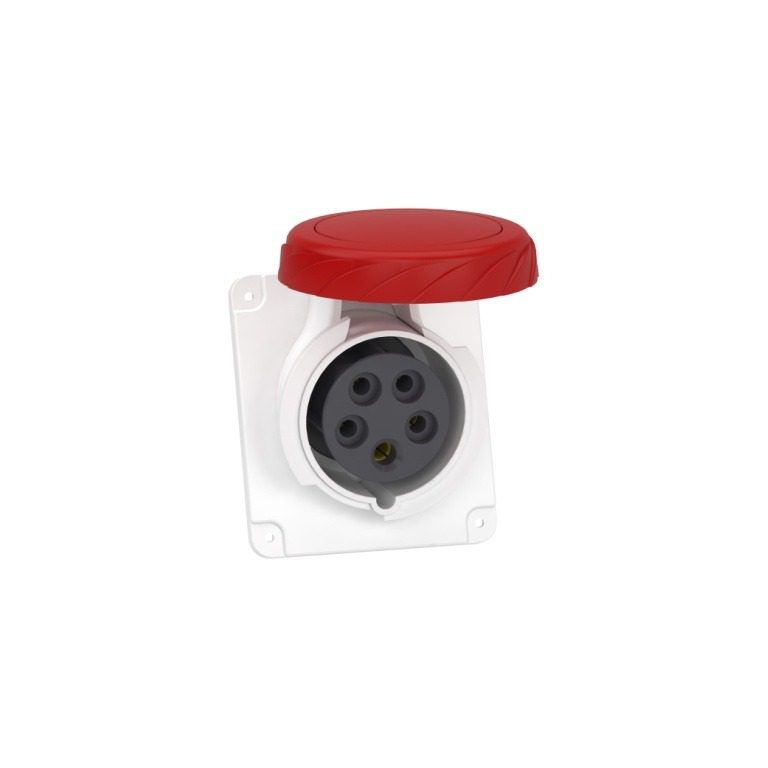 PKF16F735 PratiKa socket screw angled 16A 3P N E 380 415 V AC panel Schneider Electric pkf16f735