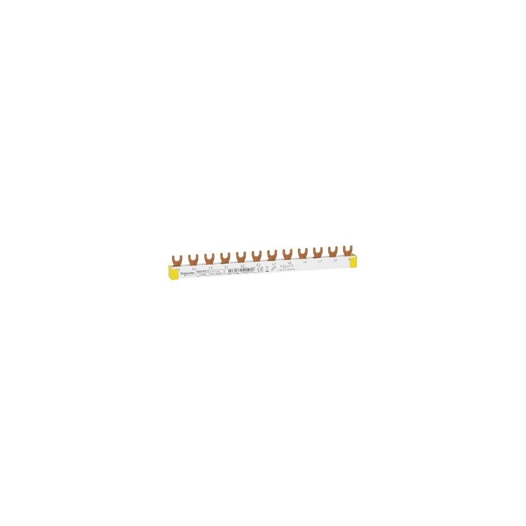 R9XFH312 Resi9 comb busbar 3L 18 mm pitch 12 modules 63 A Schneider Electric r9xfh312