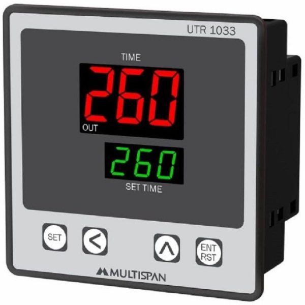 UTR-1033 UNIVERSAL RANGE DIGITAL TIMERS 96 X 96 X 43 MULTISPAN utr