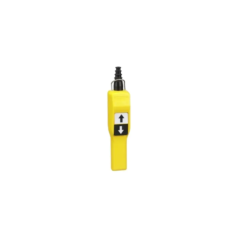 XACA201 Pendant control station, plastic, yellow, pistol grip, 2 push buttons Schneider Electric xaca