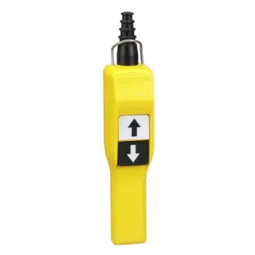 XACA201 Pendant control station, plastic, yellow, pistol grip, 2 push buttons Schneider Electric xaca